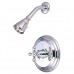 Kingston Brass KB3631AXSO Vintage Tub and Shower Faucet with Shower Only  Tub Spout is not Included  7-1/2-Inch diameter in Escutcheon  Polished Chrome - B0042FXSOO